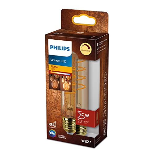 Philips Led Lampadina A Filamento Gold, 25W, E27, Luce Bianca Calda, Dimmerabile