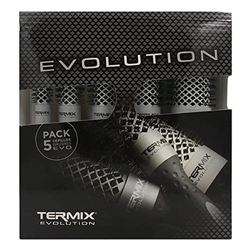 Termix Evolution Basic - Pack Da 5 Spazzole Termiche Per Capelli