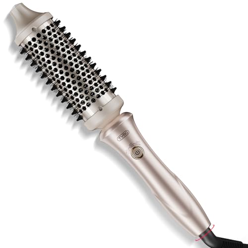 Tymo Stylux Thermal Brush, Spazzola Termica Da 43Mm Per Creare Ricci Naturali Per Capelli, Spazzola Arricciante In Ceramica In Unica Per Capelli Volum