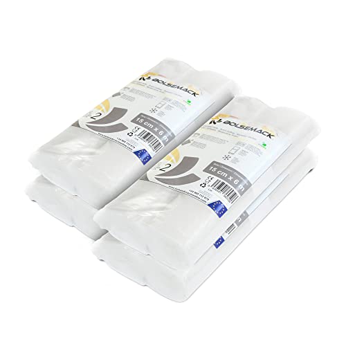 Bolsemack Sacchetti Sottovuoto Alimenti - Rotoli Sottovuoto Per Alimenti Per Macchine Sottovuoto - Rotolo Sottovuoto Alimenti - Senza Bpa (Pack 8 Unit