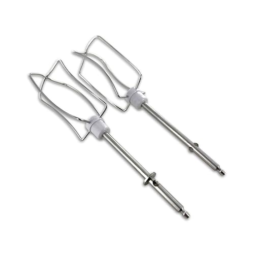 Dekarox Quirl Set Fruste Per Sbattitore, Frusta Destra + Sinistra Per Tefal Xj-901301 Xj901301 Per Mixer Manuale Come Moulinex Tefal Prep'Line 8140 81