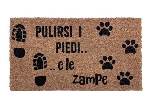 Biancheriaweb Zerbino Entrata Ingresso Casa Esterno Antiscivolo Cocco Pulisci Zampe E Piedi