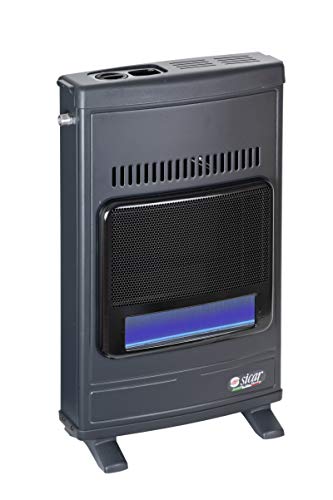 Stufa A Gas Metano Infrarossi Sicar 4100 W Blu Lame Eco 45