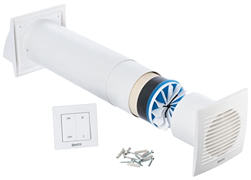 Lirast 150Mm Ventilazione Meccanica Controllata Vmc Doppio Flusso Recupero Calore Con Interruttore - Vmc Recuperatore Di Calore Doppio Flusso