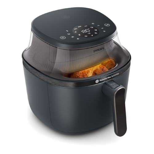 Philips Airfryer Serie 3000 7.2L, Finestra Di Cottura, 16-In-1 Airfryer, Tecnologia Rapidair Plus, Rimozione Grassi, App Ricette Homeid, Facile Da Pul