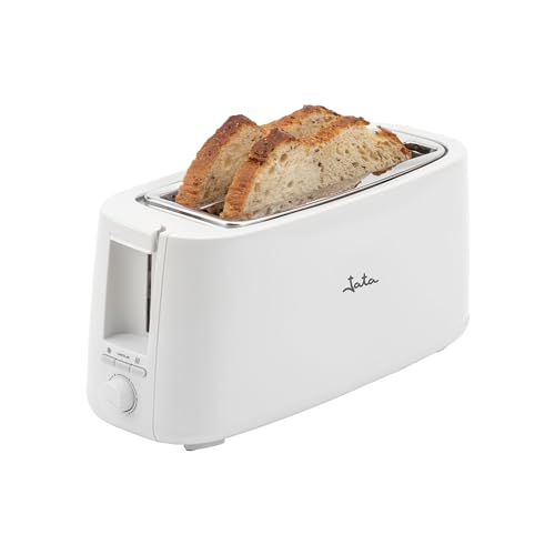 Jata Jett1584 - Tostapane Pan 2 Fessure, 7 Livelli Tostapane, Sbrinamento E Manutenzione Del Calore, Spegnimento Auto, 1400 W, Vassoio Raccogliere Bri