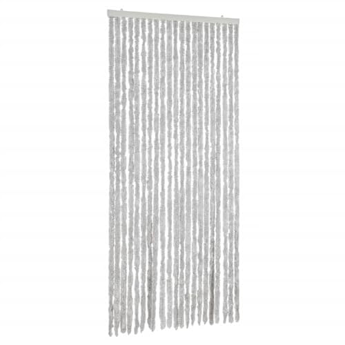 Vidaxl Tenda Antimosche Grigia 90X200 Cm In Ciniglia