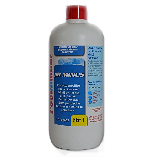 New Plast 3002 - Correttore Di Ph Minus Per Acqua Piscina, Flacone 1 Lt