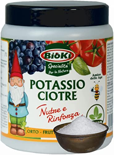 Antika Officina Botanika Bicarbonato Di Potassio Elevata Purezza Indicato Per Orto - Frutteto - Giardino- Barattolo Da 500 Grammi, Multicolore