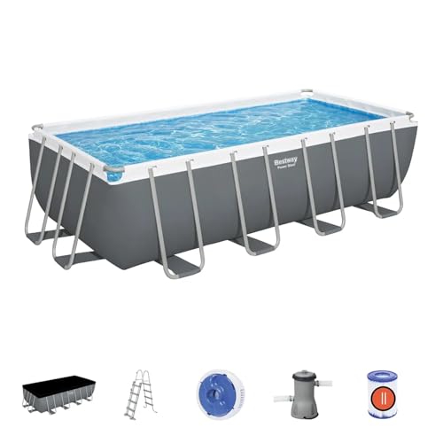 Bestway 56670-7 Set Piscina Fuori Terra Steel Pro Max Da 488X244X122 Cm