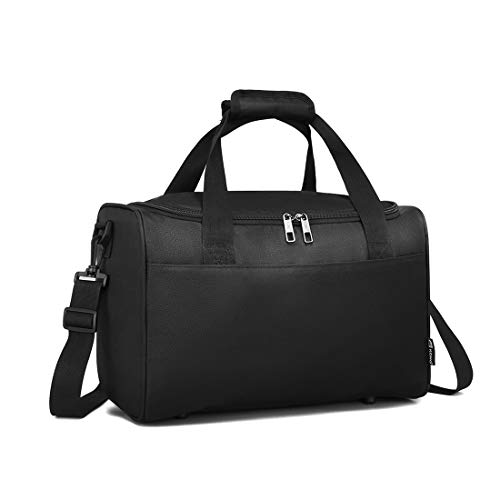 Kono 40X20X25 Borsone Da Viaggio Con Manica Per Trolley Borsa Sportiva 20L (Nero)
