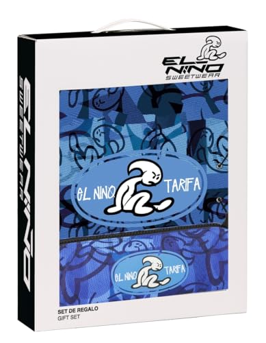 Safta El Bambino Roller - Set Regalo, Astuccio Regalo, Confezione Da 3, Set Di Cancelleria, Regalo Speciale, 28 X 6 X 35 Cm, Blu/Nero, M, Casual
