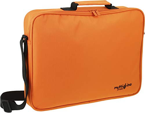 Grafoplás Collezione Multiline Tracolla Scuola, Arancione, 38 X 28 X 6 Cm, Multiline