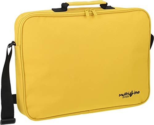 Grafoplás Collezione Multiline Tracolla Scuola, Giallo, 38 X 28 X 6 Cm, Multiline