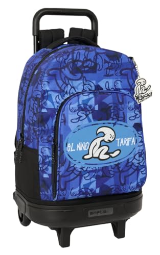 Safta El Bambino Roller - Zaino Grande Con Ruote, Compatto, Rimovibile, Ideale Per Bambini Di Diverse Età, Comodo E Versatile, Qualità E Resistenza, 3