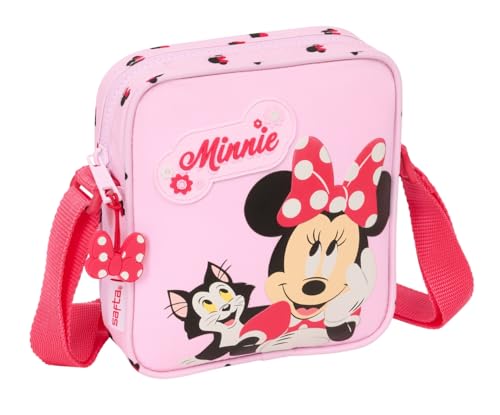 Safta Minnie Mouse Naive - Borsa A Tracolla Piccola, Borsa Per Bambini, Ideale Per Bambini Dai 5 Ai 14 Anni, Comoda E Versatile, Qualità E Resistenza,