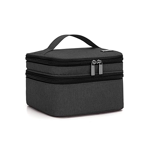 Luxja Organizer Smalti, Valigetta Smalti Per Unghie, Borsa Organizer Smalto- Adatto Per 20 Flaconi (15 Ml - 0,5 Fl.Oz), Busta Di Stoccaggio A Doppio S
