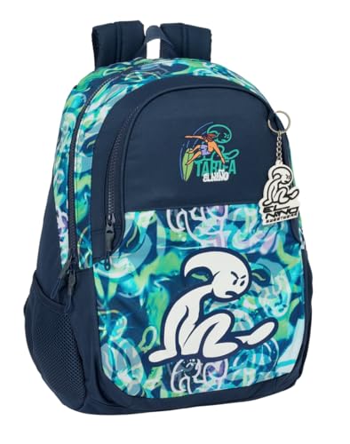 Safta El Bambino Kook - Zaino Scuola Per Bambini, Ideale Per Bambini Di Diverse Età, Comodo E Versatile, Qualità E Resistenza, 32 X 16 X 44 Cm, Blu Na
