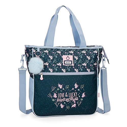 Enso Love And Lucky Borsa Shopping Multicolore 34X36X14 Cms Poliestere Per Pc 13,3 Pollici