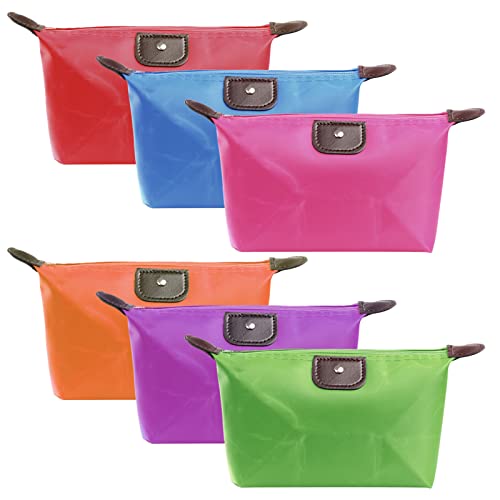 6 Pezzi Borsa Cosmetica Da Viaggio Compatta, Borsas Cosmetica Impermeabile Portatile Con Cerniera, Organizzatore Di Cosmetici, Borsa Cosmetica Per Don