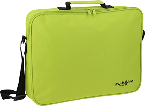 Grafoplás Collezione Multiline Tracolla Scuola, Verde, 38 X 28 X 6 Cm, Multiline