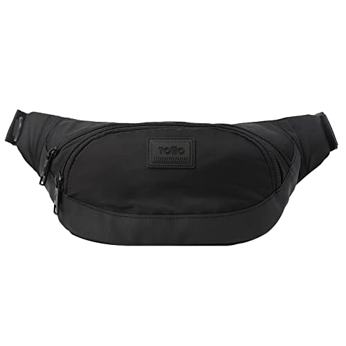 Totto - Marsupio Pompeya - Perfetto Per Trasportare Le Tue Cose Quotidianamente - Marsupio Nero