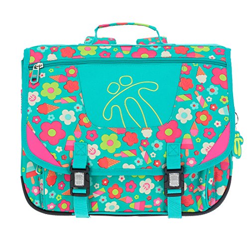 Totto - Zaino Scuola, Modello Forbici, Portfolio Scuola, Capacità 15 Litri, 3 Scomparti, Schienale Ergonomico Con Flusso D'Aria, Cinghie A S Per Un Ma