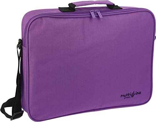 Grafoplás 37651235 Collezione Multiline Tracolla Scuola, Viola, 38 X 28 X 6 Cm
