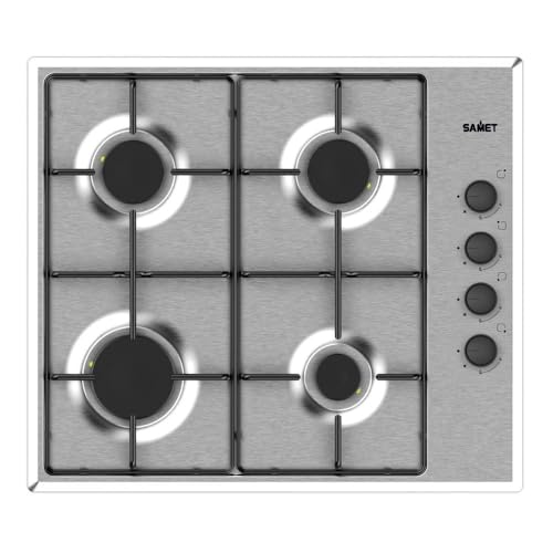 Piano Cottura 4 Fuochi Samet Ariane Inox