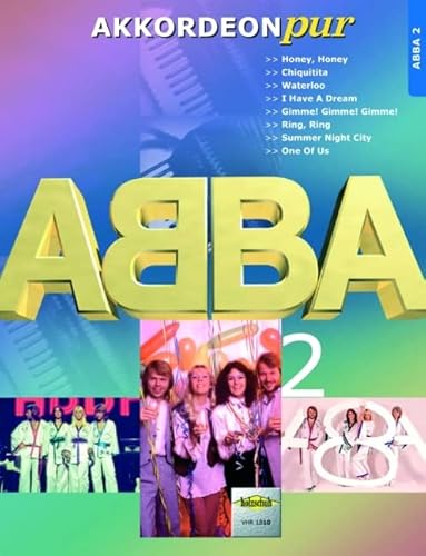 Akkordeon Pur Abba 2 - Buch