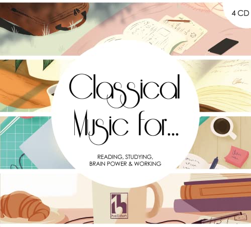 4 Cd Classical Music For Reading, Studying, Brain Power & Working