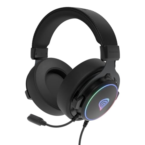 Genesis Cuffie Nero Multicolore