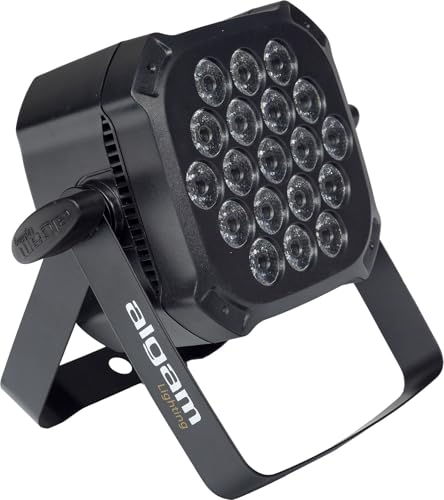 Algam Lighting Minipar 193 Fx - Mini Par Led 18X 1W E 1X 3W Rgb Con Effetti, Telecomando Ip20