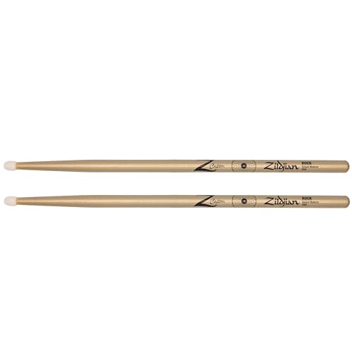 Zildjian Z Custom Le - Bacchette Per Batteria Rock Gold Chroma, Punta In Nylon