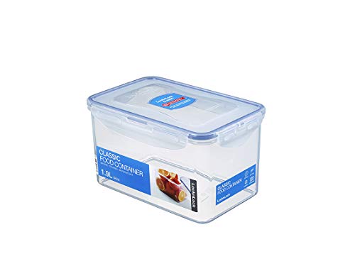 Lock & Lock Hpl 818 Contenitore Ermetico 1.9 L, Rettangolare, Trasparente
