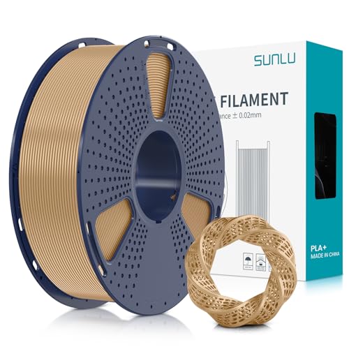 Sunlu Filamento Pla+ 1.75 Mm Per Stampante 3D E Penne 3D, Filamento Pla Plus 1Kg,Neatly Wound, Precisione Di Tolleranza Del Filamento +/- 0.02 Mm (Col