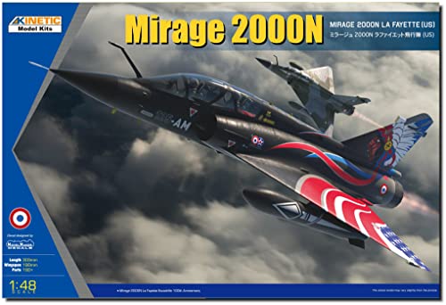 Kinetic Model Kits - Modello Aereo Mirage 2000N La Fayette (Us) Kinetic 48124 1/48° Modello Carro Promo