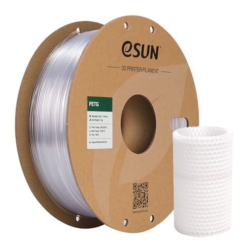 Esun Filamento Petg 1.75Mm, Filamento Per Stampante 3D Petg, Precisione Dimensionale +/- 0.05Mm, Bobina Da 1Kg (2.2 Libbre) Filamento Per Stampa 3D Pe