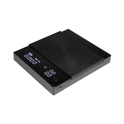 Timemore Bilancia Da Caffè Basic 2.0 Elettronica Con Portata D'Acqua E Funzione Timer, Commutazione Libera Di Unità Once/Kg, Bilancia Digitale Per Cuc