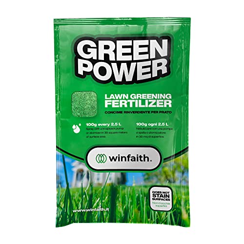 Winfaith Concime Per Prato Granulare Rinverdente Antimuschio A Base Di Ferro Edta E Manganese Edta 500G - Non Macchia Superfici - Made In Europe - Pra