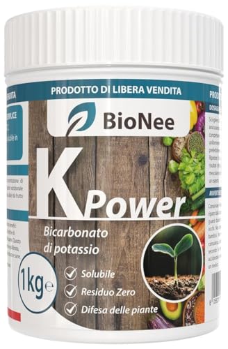Bicarbonato Di Potassio Puro - Fertilizzante Antifungino Per Piante, Orto E Piante Da Frutto, Supporta La Crescita E La Salute Vegetale - 1 Kg