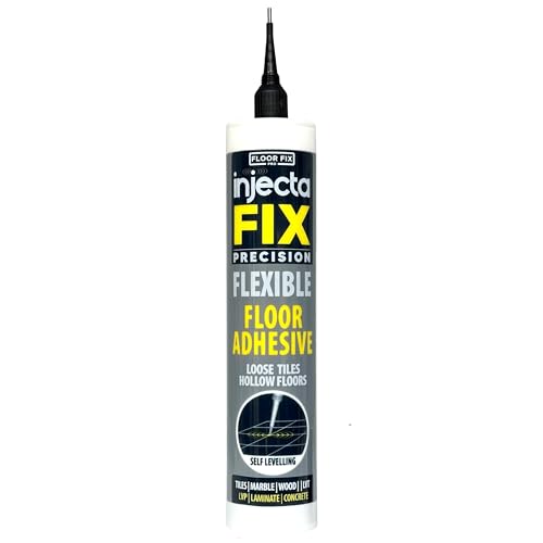 Floor-Fix Pro - Injectafix 300Ml - ¡Fija Rápidamente Las Baldosas Sueltas Sin Quitarlas! Con Punta De Inyección Incorporada De 2Mm Para Reparaciones R