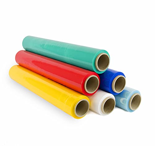 Pellicola Per Imballaggio 50 Cm Di Larghezza E Stirabile Fino A 300 Metri Di Lunghezza – Rotolo Di Pellicola Elastica Manuale Per Imballaggio Industri