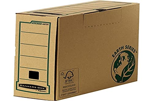 Bankers Box 4473102 Scatola Archivio A4+ Earth Series, Dorso 100 Mm, Fsc, Confezione Da 20 Pezzi
