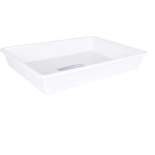 Dem 104814 Big White Tray 50 X 34 X 8 Cm, 8.6 Litres