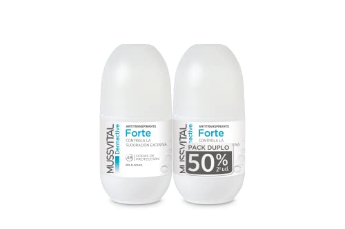 Mussvital Dermactive Déodorant Hyperhidrose Lot De 2 X 75 Ml Roll-On