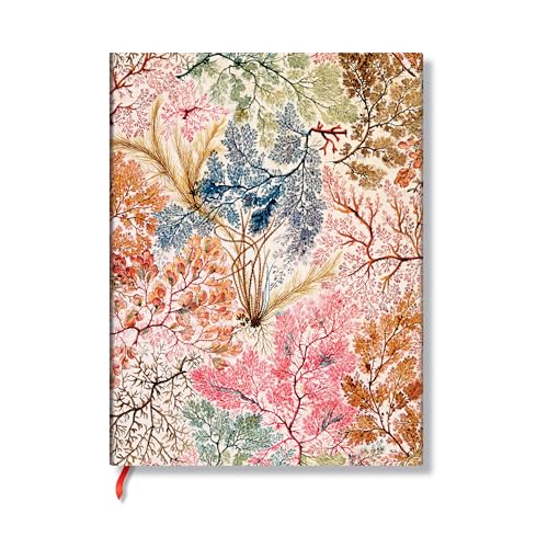 Paperblanks | Anemone | William Kilburn | Flexi A Copertina Morbida | Mini | Bianco | Chiusura Con Fascia Elastica | 208 Pg | 80 Gsm