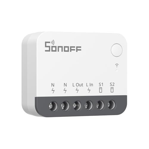 Sonoff Zigbee Mini Smart Switch, Interruttore Della Luce, Controllo Bidirezionale, Compatibile Con Alexa, Google Home, Zigbee 3.0 Gateway Hub Richiest