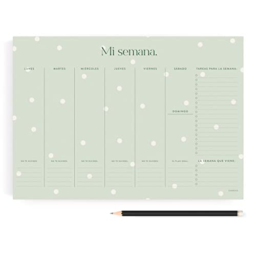 Agenda Settimanale. Charuca. Matcha