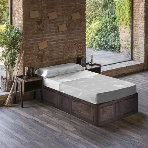 Juego De Sábanas Con Almohada Y Bajera Estampadas 100% Algodón Modelo Hpotter Universe Para Cama De 105.